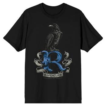 Harry Potter Ravenclaw Raven Men's Black T-shirt