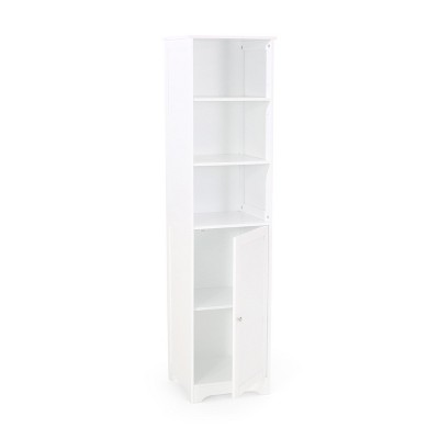 NicBex 63 Inch Tall Bathroom Storage Cabinet,Modern Storage Cabinet with Open Shelves for Living Room,Home Office