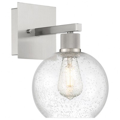 Access Lighting Port Nine 1 - Light Wall Light in  Brushed Steel