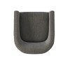 Wood Base Swivel Chair with Foam Seat, Sinuous Springs, and Wooden Swivel Base - 3 of 4