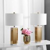 Alya Table Lamp (Set of 2) - 28 Inch Height - TBL4047 - Gold/White - Safavieh - 2 of 4