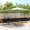 vidaXL Patio Pallet Sofa Set with Cushions, 5 Piece Furniture - Solid Acacia Wood, Modular Design, Ideal for Garden, Patio, Terrace - 2 of 4