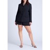 ELOQUII Women's Plus Size Fitted High Neckline Blazer - 4 of 4