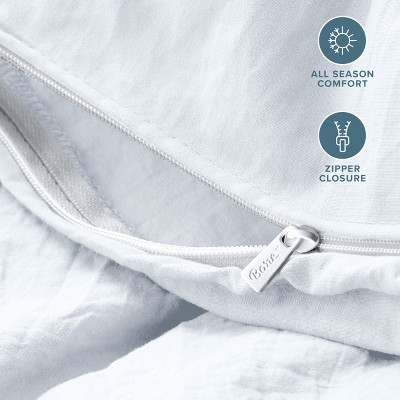White Full Size Ultra-Soft Microfiber Duvet Cover Set