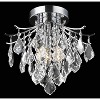 Elegant Lighting Amelia Collection Flush Mount D12in H12in Lt:3 Chrome Finish - 2 of 2