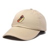 Dalix Hot Dog Embroidered Cap Cotton Baseball Summer Cool Dad Hat Mens - 4 of 4