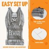 Joyfy 17" Halloween Foam Graveyard Tombstones Decoration for Halloween Prop Cemetery Outdoor, Yard Lawn Decorations, Party Supplies 5 PCS - 4 of 4