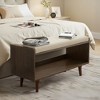 Shoe Bench, Storage Bench, Entryway Bench with Cushion, Shoe Shelf with Seat, Space-Saving, Modern Style, for Living Room, Bedroom, Hallway - 2 of 4