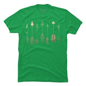 Men's Design By Humans Be Brave Little Arrow (gold) By staceyroman T-Shirt - 1 of 2