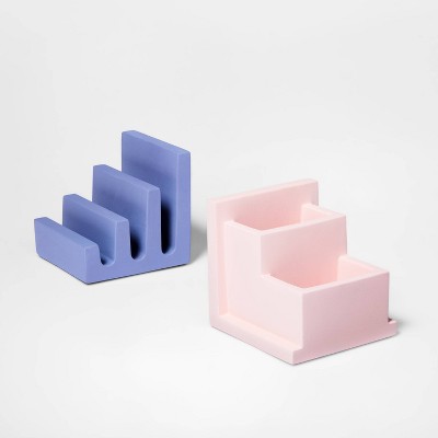 Concrete Bookends Blue - Threshold™