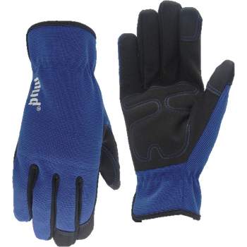 Mud Gloves  Women's Small/Medium Synthetic Leather True Blue Garden Glove MD52001TB-WSM