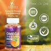 Omega 3 6 9 Vegan Gummies - Triple Strength Omega 3 Supplement Gummy - 369 Heart Support & Brain Support - 60 Gummies By Nature's Nutrition - 4 of 4