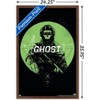 Trends International Call of Duty: Modern Warfare 2 - Ghost Emblem Framed Wall Poster Prints - 3 of 4