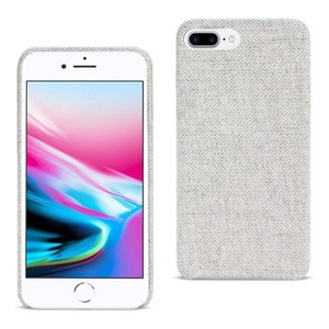Reiko iPhone 8 Plus Herringbone Fabric in Light Gray - 1 of 4
