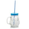 Gibson Home Swirl Delight 12 Piece 13.5 oz Glass Owl Shape Mason Jar Drinking Glass Set - 4 of 4