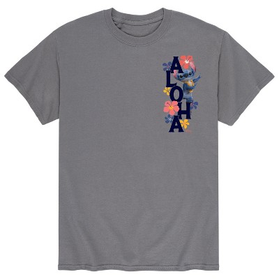Men's - Lilo and Stitch - Aloha Stitch Short Sleeve Graphic T-Shirt