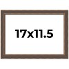 PosterPalooza | Elegant Brown Picture Frame - UV Acrylic, Backing Board, Hanging Hardware Included - 2 of 4