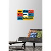 Trends International DC Comics Batman: 85th Anniversary - Minimalist The Batmobiles Unframed Wall Poster Prints - 2 of 4