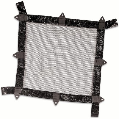 Swimline Deluxe Rectangular In-Ground Pool Closing Leaf Net Cover 12' x 24' - Black