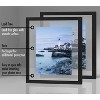 Americanflat Floating Picture Frame with polished glass - Horizontal and Vertical Formats for Wall - Horizontal and Vertical Formats for Wall - 4 of 4
