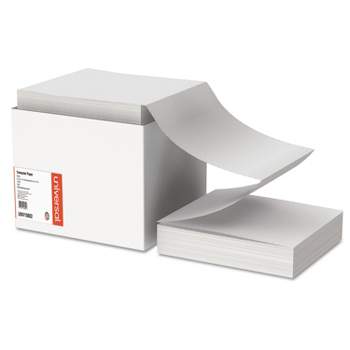 UNIVERSAL Computer Paper 20lb 9-1/2 x 11 Letter Trim Perforations White 2400 Sheets 15802