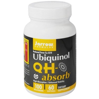 Jarrow Formulas Ubiquinol QH-absorb 100 mg. Supplement  -  60 Count