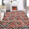Washable Area Rugs, Rug Geometric Modern Rug for Bedroom, Non Slip Throw, Rugs Low Pile Stain Resistant Carpet for Nursery Dining Room - 2 of 4