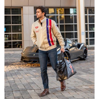 GrandPrix Originals USA GrandPrix Originals Men's Roadmaster Cotton Bomber Jacket (S) — фото 2