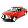 2001 Ford F-150 XLT Flareside Supercab Pickup Truck Red 1/24 Diecast Model Car by Motormax - image 2 of 3