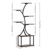 Artloge 7 Tiers Metal Tree-Shaped Plant Shelf Indoor Corner Plant Stand Flower Pots Display Organizer Stand for Home Patio Garden - 3 of 4