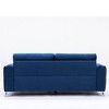 Acme Furniture 79" Wenona Sofa Blue Velvet - 4 of 4