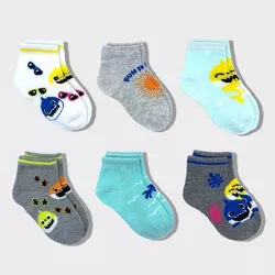 Toddler Nickelodeon 6pk Low Cut Socks - 2T-3T