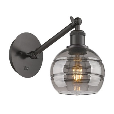 Rochester - 1 Light Arm Adjusts Up and Down Wall Sconce In Industrial Style-7.88 Inches Tall and 5.88 Inches Wide