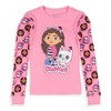Gabby's Dollhouse Toddler Girl's Chilling Tight Fit Sleep Pajama Set Pandy Chilling - 3 of 4