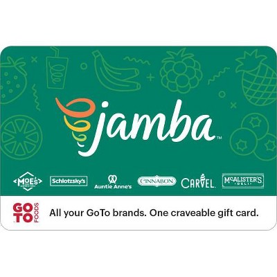 Jamba Juice Gift Card (Email Delivery)