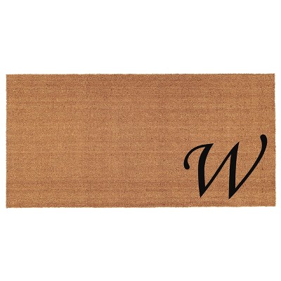 Calloway Mills 153623672W Urban Chic Monogram Doormat 3 ft. x 6 ft. (Letter W)