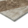 Brown And Beige Geometric Washable Indoor Outdoor Area Rug - 4 of 4