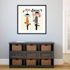 33" x 33" Here We Go Bicycles by Jenny Frean Wood Framed Wall Art Print - Amanti Art - 4 of 4