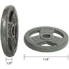 Gulches 2 Inch Olympic Cast Iron Weight Plates for Strength Training and Weightlifting, Multiple Weights a pair - 2 of 4