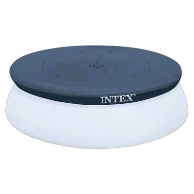 Intex 10 Foot Easy Set Pool Debris Cover & 530 GPH Pool Cartridge Filter Pump