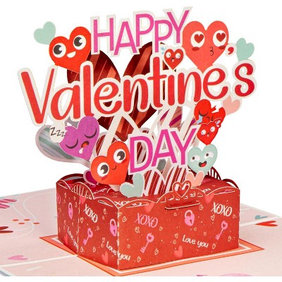 Paper Love Valentines Day Pop Up Card - Frndly 5" x 7"