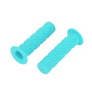 Unique Bargains Bike Handlebar Grips Covers 4.72" Long Blue 1 Pair - 1 of 4