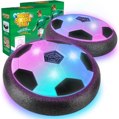 iPlay, iLearn 2 Pack Hover Soccer Ball with 8 Pcs Batteries, Air Floating Soccer Toy