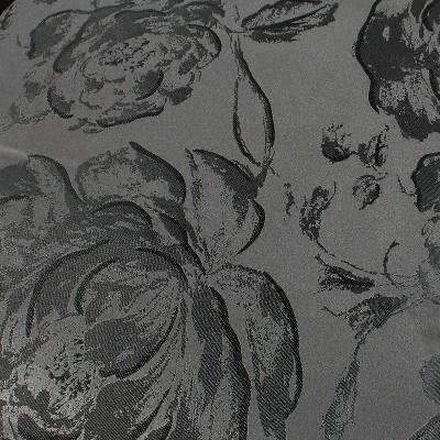 HIG 8-Piece Jacquard Fabric Patchwork Bed in a Bag, Gray Queen Size Comforter Set with Floral Damask Design, Shams, Bedskirt & Decorative Pillows — фото 3
