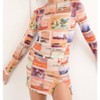 Women's Indio Photo Print Mesh Top - Pretty Garbage L - 4 of 4