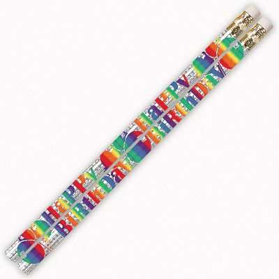 Musgrave Pencil Company Birthday Blitz Motivational Pencils, Pack of 144