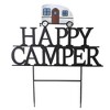 DIRECT INTERNATIONAL 43.0 Inch Happy Camper Stake Yard Decor Vacation Travel Decorative Garden Stakes - 3 of 3