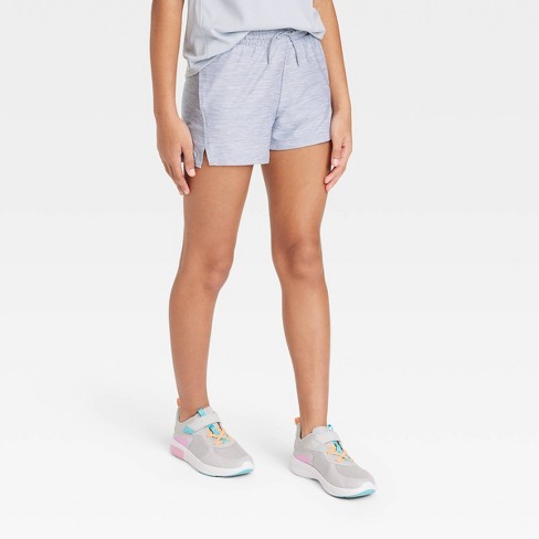 Girls' Soft Gym Shorts - All In Motion™ Light Gray XL