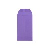 JAM Paper #3 Coin Business Colored Envelopes 2.5 x 4.25 Violet Purple Recycled 25/Pack (356730540) - image 2 of 2