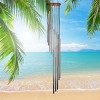 Woodstock Wind Chimes For Outside, Garden Décor, Outdoor & Patio Décor, Habitats Rainfall, Silver Wind Chimes - image 2 of 4